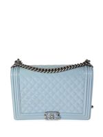 CHANEL Pre-Owned grand sac porté épaule Boy Chanel - Bleu