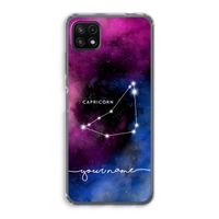 Sterrenbeeld - Donker: Samsung Galaxy A22 5G Transparant Hoesje
