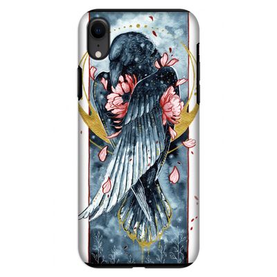 Golden Raven: iPhone XR Tough Case