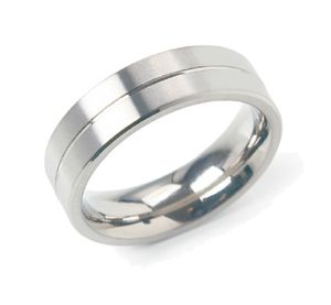 Boccia 0101-22 Ring Titanium zilverkleurig 6 mm