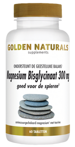 Golden Naturals Magnesium Bisglycinaat 300mg Tabletten