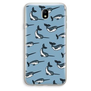 Narwhal: Samsung Galaxy J7 (2017) Transparant Hoesje