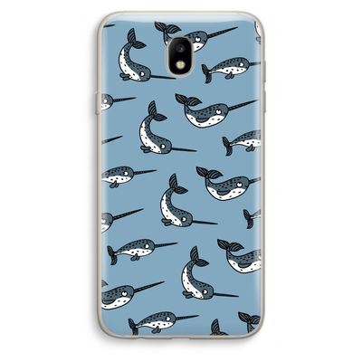 Narwhal: Samsung Galaxy J7 (2017) Transparant Hoesje