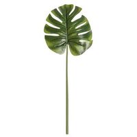 Monstera blad - groen - 73 cm - Leen Bakker - thumbnail