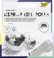 Mozaieksteentjes folia zilver zelfklevend 5x5mm