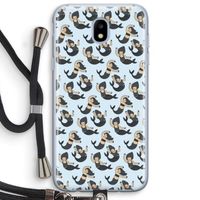 Zeemeermin: Samsung Galaxy J5 (2017) Transparant Hoesje met koord Zeemeermin: Samsung Galaxy J5 (2017) Transparant Hoesje met koord