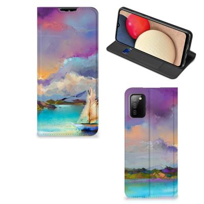 Bookcase Samsung Galaxy M02s | A02s Boat