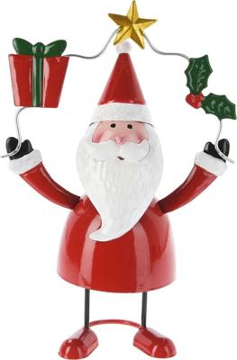 Kerstman metaal 18 cm Kerstman metaal 18 cm