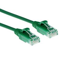ACT DC9707 LSZH U/UTP CAT6 Datacenter Slimline Patchkabel Snagless | RJ45 Connectoren | Groen | 7 meter - thumbnail