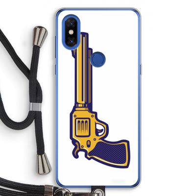 Pew Pew Pew: Xiaomi Mi Mix 3 Transparant Hoesje met koord