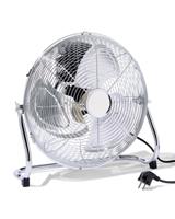 HEMA Vloerventilator extra power chroom Ø35cm (aluminium)