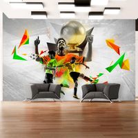Fotobehang - Dream about victory, voetbal - thumbnail