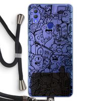Vexx Black City : Honor Note 10 Transparant Hoesje met koord