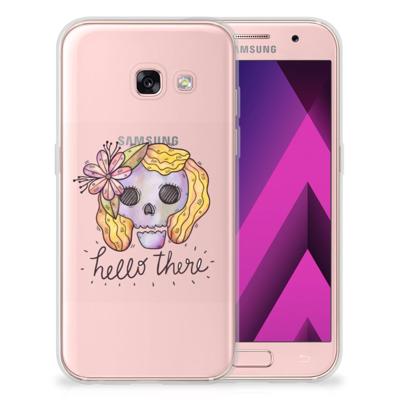 Silicone Back Case Samsung Galaxy A3 2017 Boho Skull Silicone Back Case Samsung Galaxy A3 2017 Boho Skull