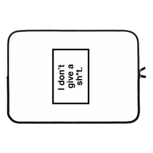 Don't give a shit: Laptop sleeve 13 inch