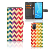 OPPO A72 | OPPO A52 Telefoon Hoesje Zigzag Multi Color - thumbnail