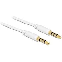 Delock 83441 Kabel Stereo Jack 3,5 mm 4-pins male > male 2 m