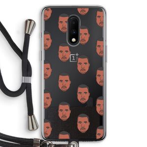 Kanye Call Me?: OnePlus 7 Transparant Hoesje met koord