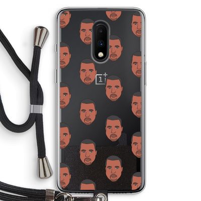 Kanye Call Me?: OnePlus 7 Transparant Hoesje met koord