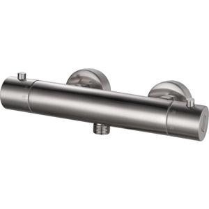 Xellanz Rio Thermostatische Douchemengkraan - 12cm - Geborsteld Staal