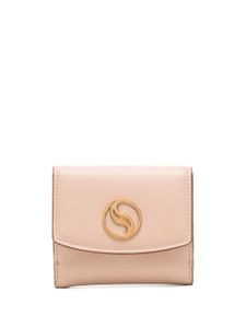 Stella McCartney porte-cartes à plaque logo - Rose