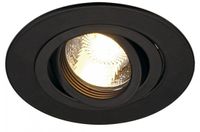 NEW TRIA GU10 XL ROUND zwart mat 1xGU10