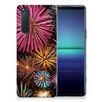 Sony Xperia 5II Silicone Back Cover Vuurwerk - thumbnail