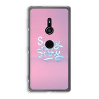 Sorry not sorry: Sony Xperia XZ2 Transparant Hoesje