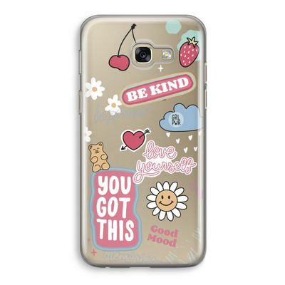 Positivity: Samsung Galaxy A5 (2017) Transparant Hoesje