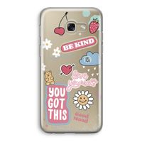 Positivity: Samsung Galaxy A5 (2017) Transparant Hoesje