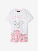 Tweekleurige pyjamashort voor meisjes Harry Potter® rozen - thumbnail