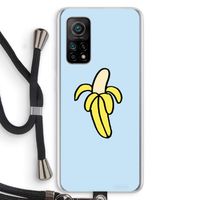 Banana: Xiaomi Mi 10T 5G Transparant Hoesje met koord Banana: Xiaomi Mi 10T 5G Transparant Hoesje met koord