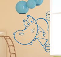 Muursticker Kinderkamer Krokodil