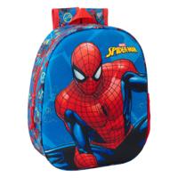 Kinderrugzak Spider-Man Rood Marineblauw 27 x 33 x 10 cm 3D