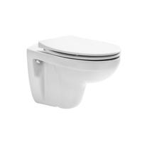 Royal plaza Vito 2.0 toiletset - wandcloset - spoelrandloos - diepspoel - closetzitting - deksel - softclose - quickrelease - wit SW395377/SW788299