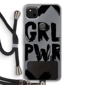 Girl Power #2: Pixel 4a Transparant Hoesje met koord