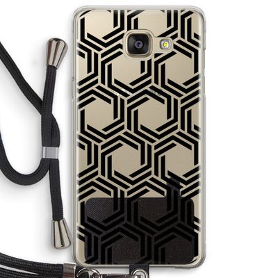 Geometrisch patroon: Samsung Galaxy A5 (2016) Transparant Hoesje met koord