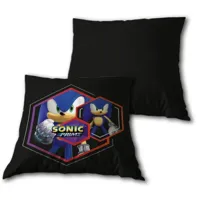 Sonic sierkussen zwart 35 x 35 cm