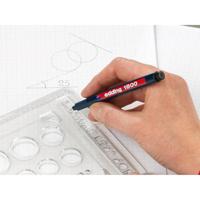 Edding 1800 profipen 0,1 4-180001001 Fineliner Zwart 0.25 mm 1 stuk(s) - thumbnail