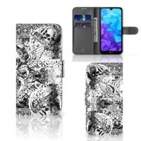 Telefoonhoesje met Naam Huawei Y5 (2019) Skulls Angel