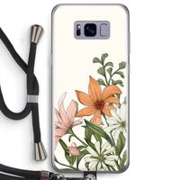 Floral bouquet: Samsung Galaxy S8 Plus Transparant Hoesje met koord