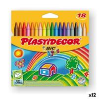 Gekleurde was Plastidecor Multicolour (12 Stuks)