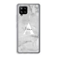 Ivory Marble: Samsung Galaxy A42 5G Transparant Hoesje