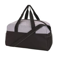 Sporttas model Fitness Master - 45 x 19 x 26 cm - grijs/zwart Sporttas model Fitness Master - 45 x 19 x 26 cm - grijs/zwart