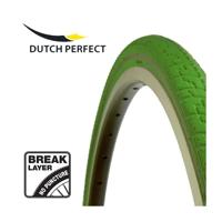 DUTCH PERFECT Buitenband 28 x 1 ½" / 40-635 no puncture - groen met reflectie