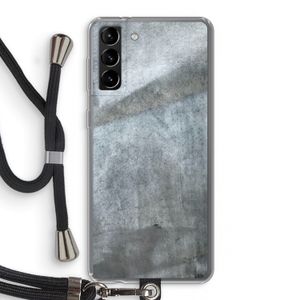 Grey Stone: Samsung Galaxy S21 Plus Transparant Hoesje met koord