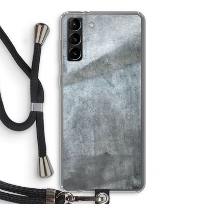 Grey Stone: Samsung Galaxy S21 Plus Transparant Hoesje met koord