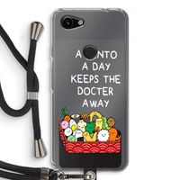 Bento a day: Pixel 3a Transparant Hoesje met koord