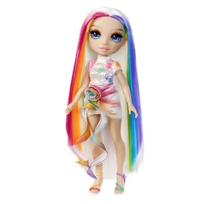 MGA Entertainment Rainbow high modepop met haarkrijt - amaya regenboog