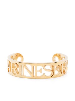 Marine Serre bracelet à logo - Or